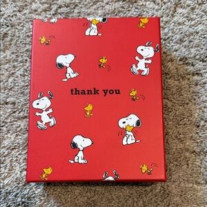 Graphique De France Red Thank You Cards